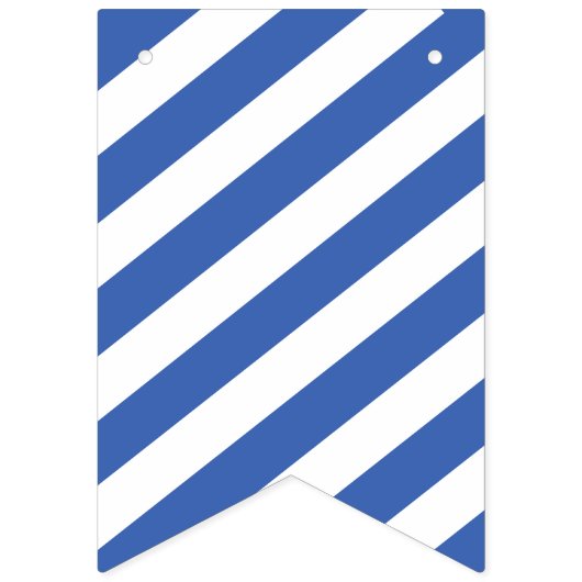 Gefeliciteerd Afstudeerder Gefeliciteerd Blauw Wit Vlaggetjes (Eerste vlag)