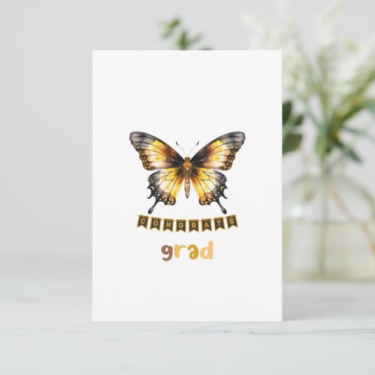 Gefeliciteerd Afstudeerder - Gefeliciteerd met uw  (Staand voorkant)