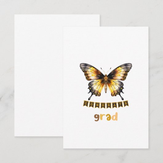 Gefeliciteerd Afstudeerder - Gefeliciteerd met uw (Voorkant / Achterkant)