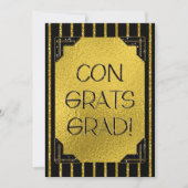 Gefeliciteerd Afstudeerder! Glitter Stripes voor G (Voorkant)