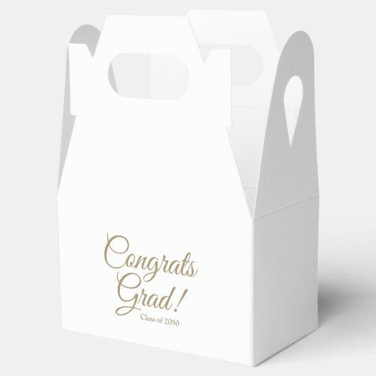 Gefeliciteerd afstudeerder gouden script klasse ja bedankdoosjes (Geopend)