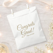 Gefeliciteerd afstudeerder gouden script klasse ja bedankzakje (Geknipt)