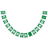 Gefeliciteerd Afstudeerder Green Vlaggetjes (Alle)