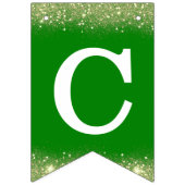 Gefeliciteerd Afstudeerder Groen Vlaggetjes (Tweede vlag)