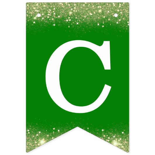 Gefeliciteerd Afstudeerder Groen Vlaggetjes (Tweede vlag)