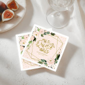 Gefeliciteerd Afstudeerder Hot Pink Floral Afstude Servet