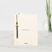 Gefeliciteerd Afstudeerder Kaart (Achterkant)