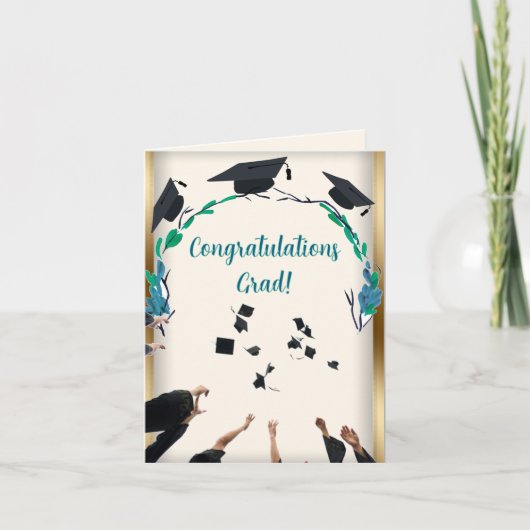 Gefeliciteerd Afstudeerder Kaart (Voorkant)