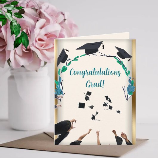 Gefeliciteerd Afstudeerder Kaart