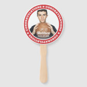 Gefeliciteerd Afstudeerder Klasse van 20XX Moderne Handwaaier (Voorkant)