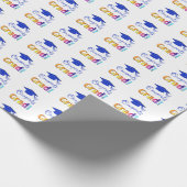 Gefeliciteerd Afstudeerder kleuren, Fun Cadeaupapier (Hoek)