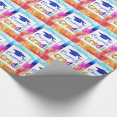 Gefeliciteerd Afstudeerder kleuren, Fun Cadeaupapier (Hoek)