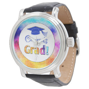 Gefeliciteerd Afstudeerder kleuren, Fun Horloge
