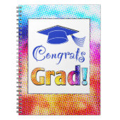 Gefeliciteerd Afstudeerder kleuren, Fun Notitieboek (Voorkant)