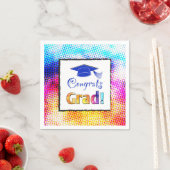Gefeliciteerd Afstudeerder kleuren, Fun Servet (Insitu)