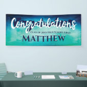 Gefeliciteerd Afstudeerder middelbaar Spandoek (Beurs)
