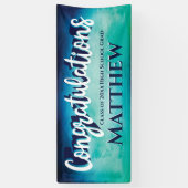 Gefeliciteerd Afstudeerder middelbaar Spandoek (Verticaal)