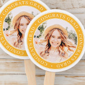 Gefeliciteerd Afstudeerder Moderne Eenvoudige aang Handwaaier