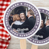 Gefeliciteerd Afstudeerder Moderne Eenvoudige ster Handwaaier