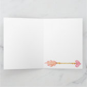 Gefeliciteerd Afstudeerder Moderne elegante roze p Kaart (Binnen)