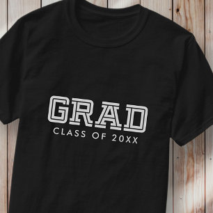 Gefeliciteerd Afstudeerder Moderne Simple Preppy F T-shirt