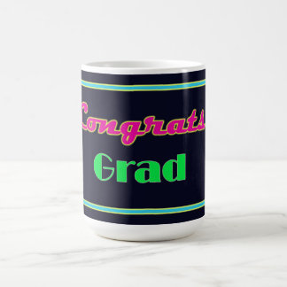 Gefeliciteerd Afstudeerder Neon Letters Koffiemok