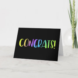 Gefeliciteerd Afstudeerder of Evenement Groet Kaart