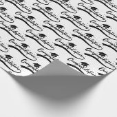 Gefeliciteerd afstudeerder pet cadeaupapier (Hoek)