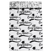 Gefeliciteerd afstudeerder pet medium cadeauzakje (Achterkant)