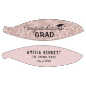 Gefeliciteerd Afstudeerder Roze Ornament Afstudere Basketbal (Panelen)