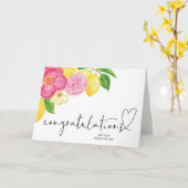 Gefeliciteerd, Afstudeerder school Kaart (Gele Bloem)