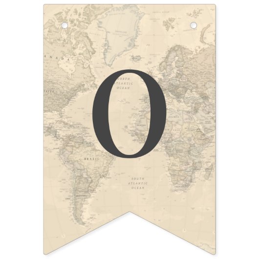 Gefeliciteerd Afstudeerder World Travel Adventure  Vlaggetjes (Derde vlag)