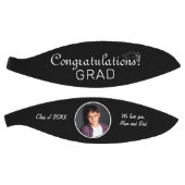 Gefeliciteerd Afstudeerder Zwart Afstuderen Foto Basketbal (Panelen)