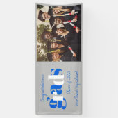 Gefeliciteerd Afstudeerders Foto 2022 Afstuderen b Spandoek (Verticaal)