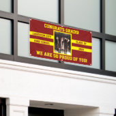 Gefeliciteerd Afstudeerders Kies je schoolkleuren  Spandoek (Buitenkant Gebouw)
