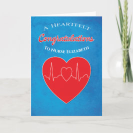 Gefeliciteerd Afstudeerend Verpleegkundige Hart Kaart
