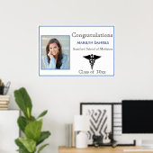 Gefeliciteerd Afstudeerfaculteit Geneeskunde Poster (Thuiskantoor)