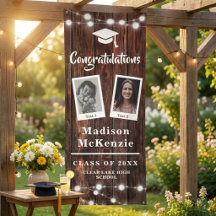 Gefeliciteerd Afstudeerfeest Rustic Modern 2 - Fot
