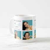 Gefeliciteerd Afstudeerfoto Collage Koffiemok (Voorkant links)