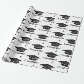 Gefeliciteerd! Afstudeerhoed  Cadeaupapier (Uitgerold)