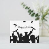 Gefeliciteerd Afstudeerkaart Briefkaart (Staand voorkant)