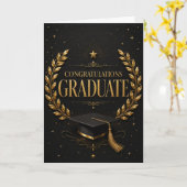 Gefeliciteerd Afstudeerkaart Kaart (Gele Bloem)
