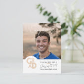 Gefeliciteerd afstudeerklas 2023 briefkaart (Staand voorkant)