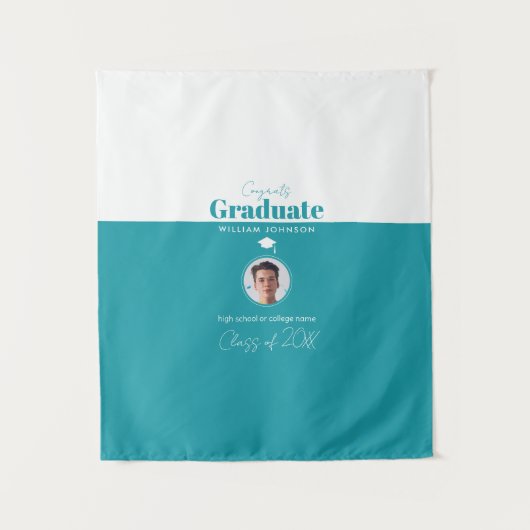 Gefeliciteerd afstudeerklas 2023 wandkleed (Voorkant)