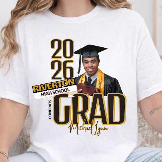 Gefeliciteerd afstudeerklas van 2028 aangepaste fo t-shirt