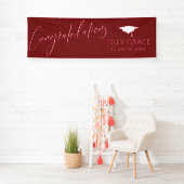 Gefeliciteerd afstudeerklas van Bright Red Spandoek (Insitu)