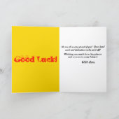 Gefeliciteerd Afstudeerpretentie Kaart (Binnen)