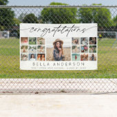 Gefeliciteerd Afstudeerscript Foto Collage Spandoek (Insitu)