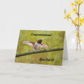 Gefeliciteerd Afstudeersucces Kaart (Gele Bloem)