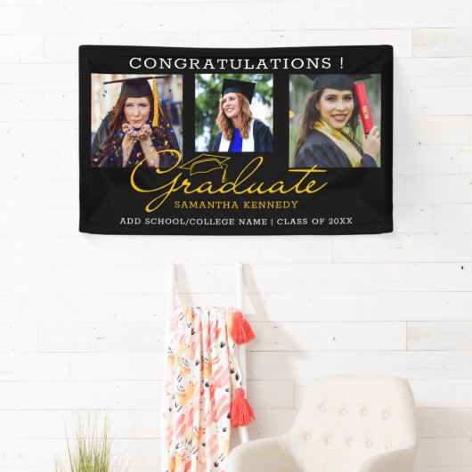 Gefeliciteerd Afstuderen 2025 Afstuderen 3 Fotocol Spandoek (Insitu)